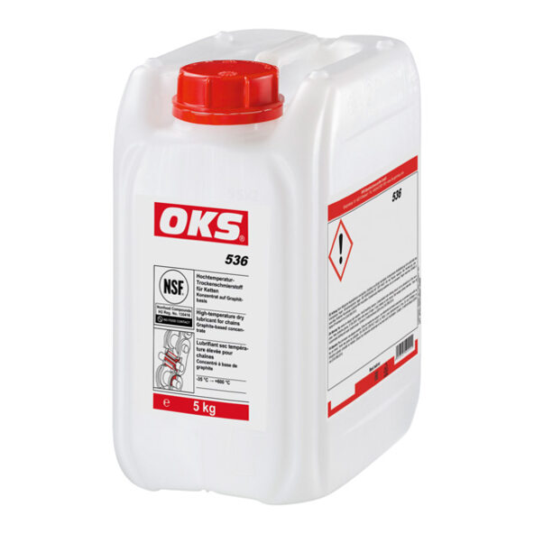 OKS 536 - 用于链条的高温干式润滑剂, 以石墨为基材的浓缩液