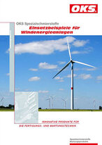 Prospetto:  Lubrificanti OKS per la produzione e la manutenzione preventiva di impianti eolici