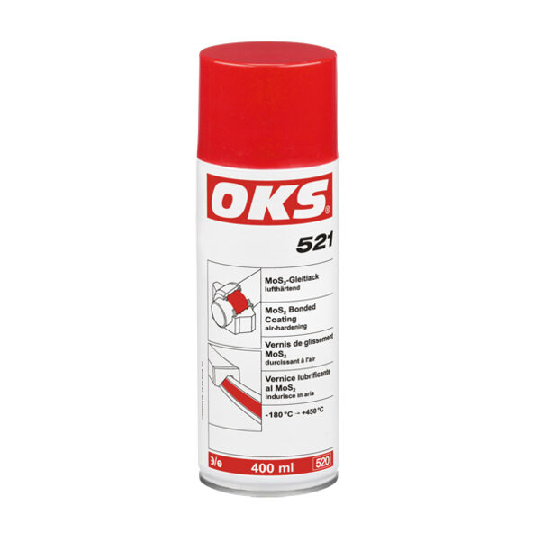 OKS 521 - Laca lubrificante MoS₂, de endurecimento ao ar, spray