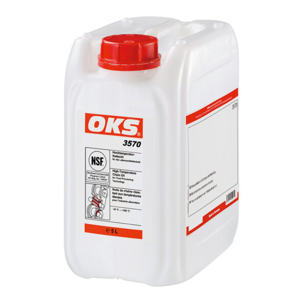 OKS 3570 - High-Temperature Chain Oil for Food Processing Technology
