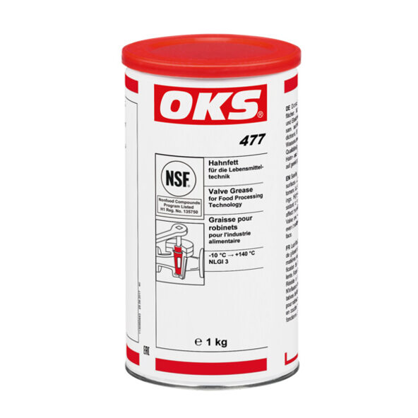 OKS 477 - 用于食品技术设备的阀门润滑脂