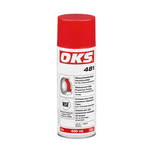 OKS 481 Grasa de alta presión resistente al agua para la industria alimenticia
