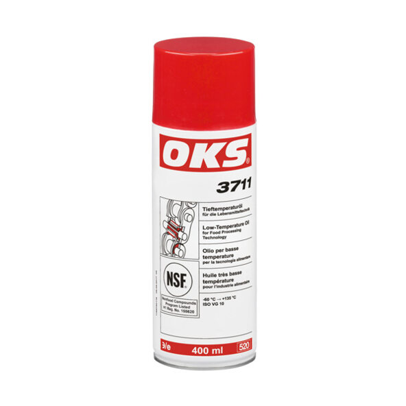 OKS 3711 - 用于食品技术设备的低温润滑油，喷剂